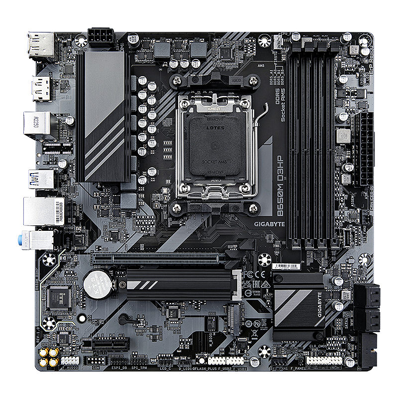 GIGABYTE B650M D3HP bundkort AMD B650 Sokkel AM5 micro ATX - Billede 3